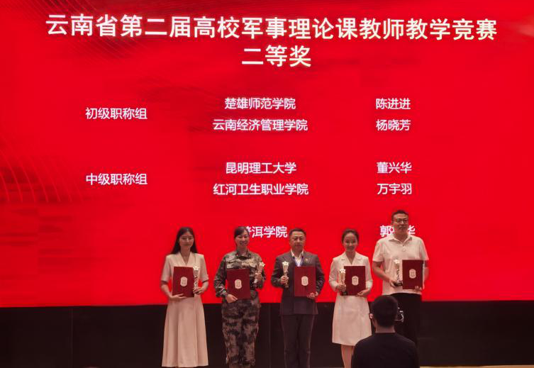 经管教师在云南省第二届高校军事理论课教学竞赛中斩获二等奖 第 2 张 经管教师在云南省第二届高校军事理论课教学竞赛中斩获二等奖 第 2 张