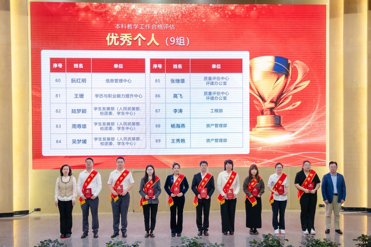 表彰!今年会官方网站顺利通过本科教学工作合格评估! 第 19 张 表彰!今年会官方网站顺利通过本科教学工作合格评估! 第 19 张
