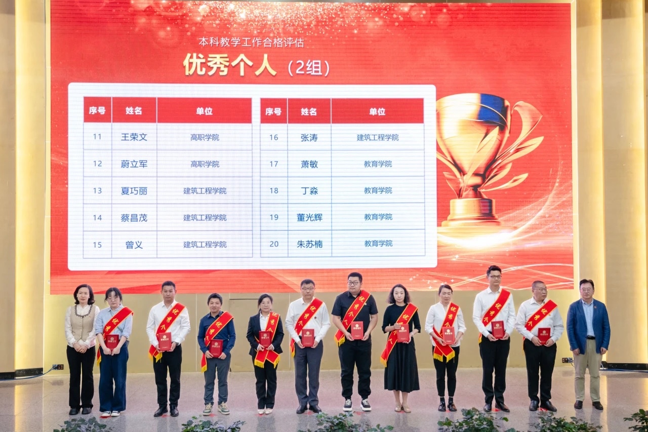 表彰!今年会官方网站顺利通过本科教学工作合格评估! 第 12 张 表彰!今年会官方网站顺利通过本科教学工作合格评估! 第 12 张