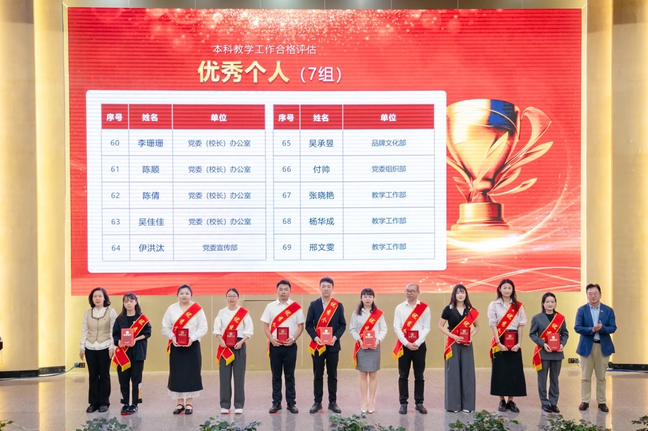 表彰!今年会官方网站顺利通过本科教学工作合格评估! 第 17 张 表彰!今年会官方网站顺利通过本科教学工作合格评估! 第 17 张